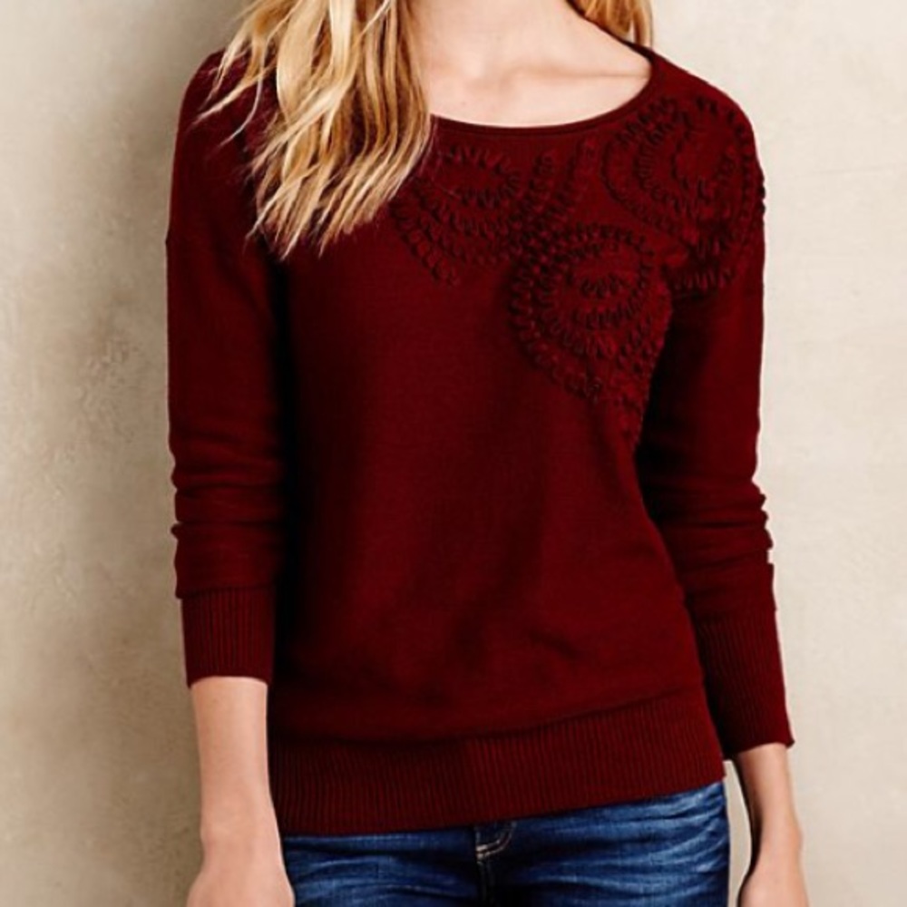 Abstract Roses Pullover